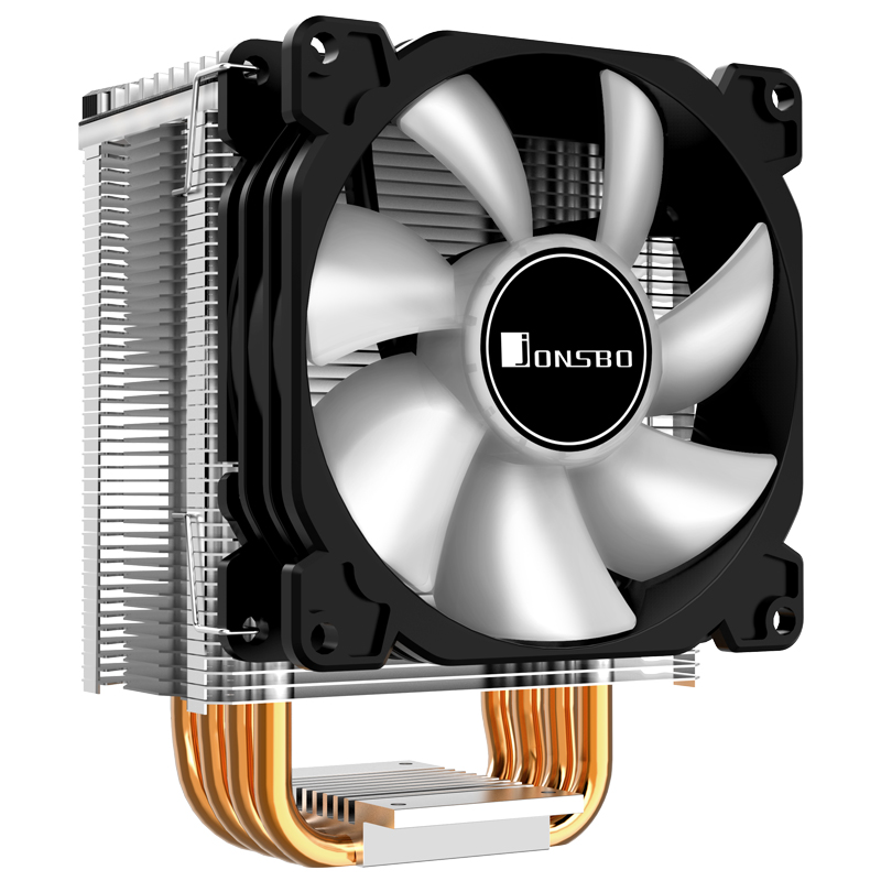 Single Tower CPU Air Cooler 4-pin RGB CPU Fan for AMD Ryzen/Intel LGA1151 Air Cooling Fan for CPU 4 Heat-Pipes Black Jonsbo CR1400 RGB CPU Cooler 